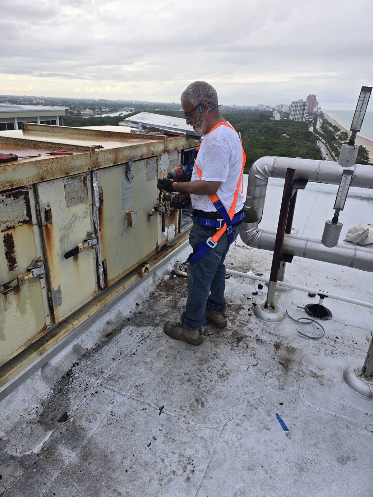Survey — assessing the units before demolition