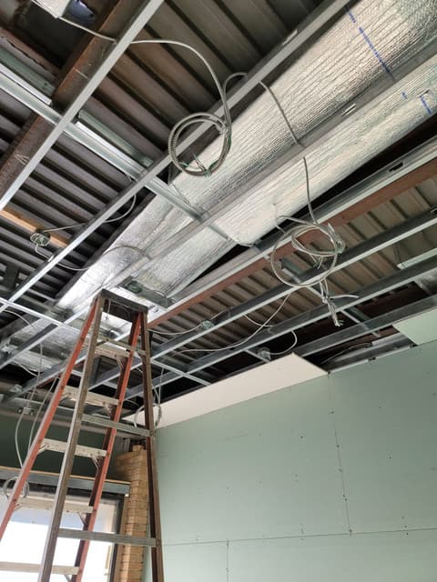 Commercial electrical power and lighting work